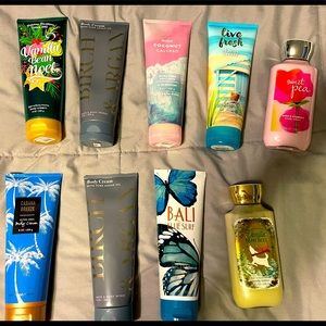 Bath and Body Works body cream and lotions, brand new